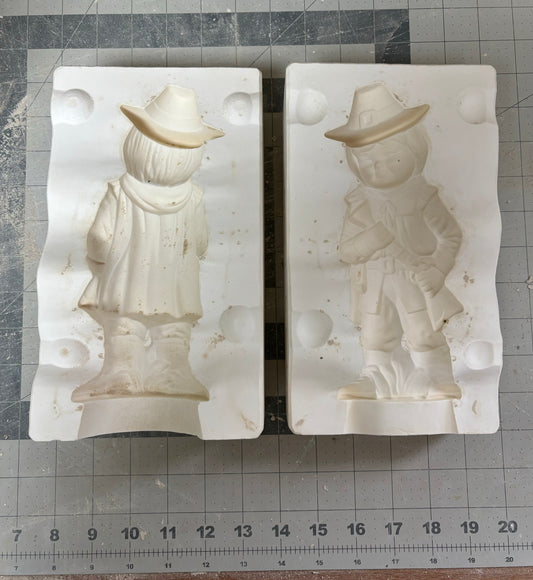 Pilgrim Boy Albertas A117 (311) Ceramic Casting Mold