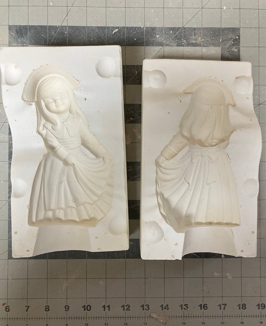 Pilgrim Girl Albertas A116 (313) Ceramic Casting Mold