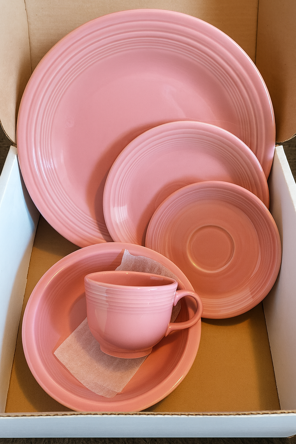 Fiesta Rose 5-Piece Place Setting – Retired Color