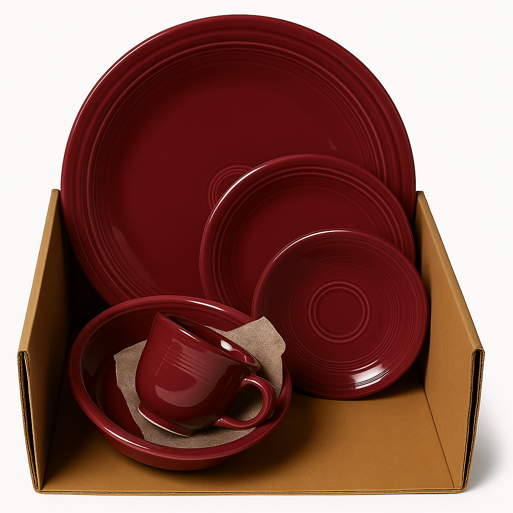 Fiesta® 5-Piece Place Setting – Claret (Retired Color)