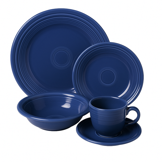 Fiesta Lapis 5-Piece Place Setting – Excellent Condition