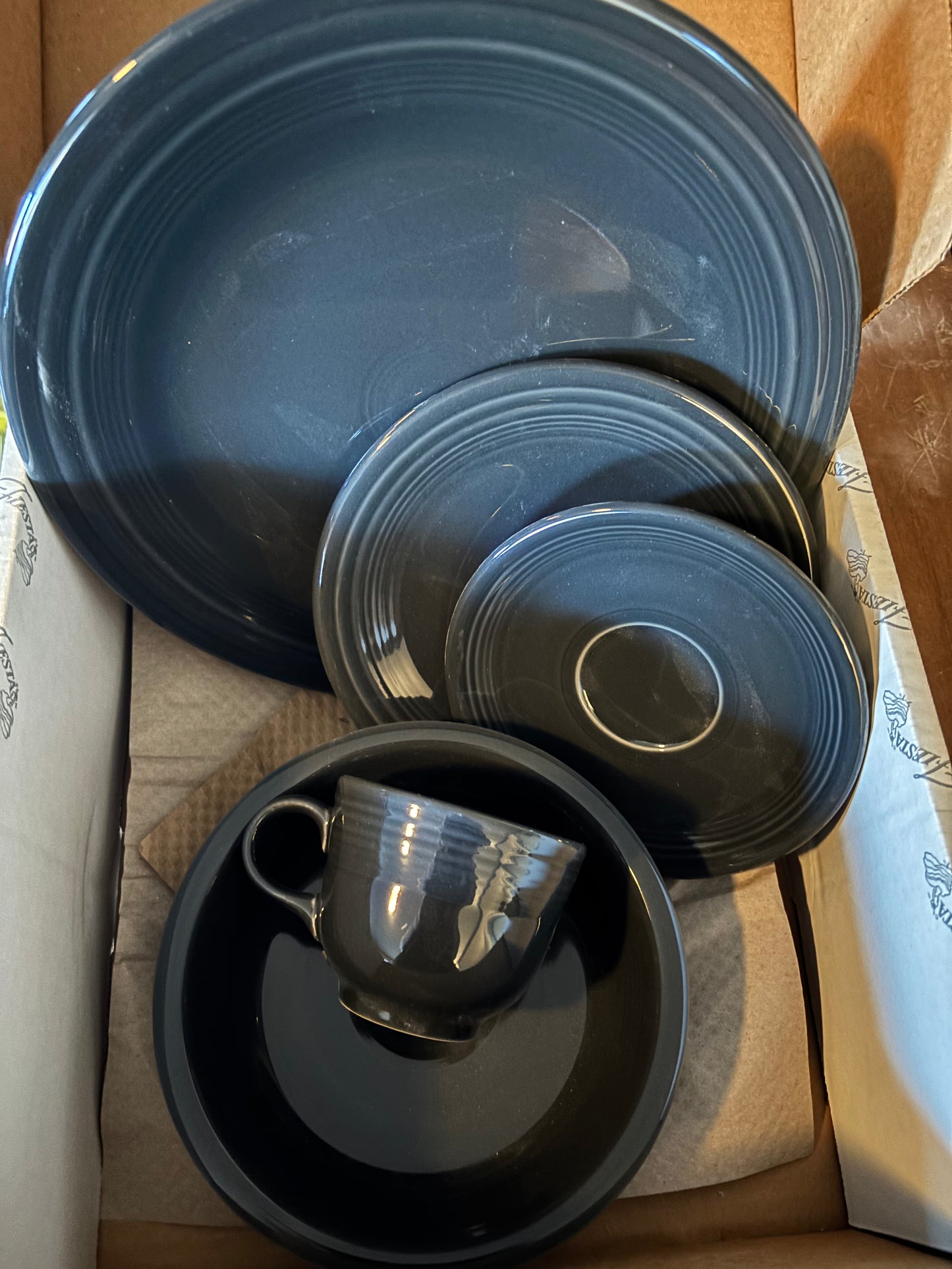 Fiesta Slate 5-Piece Place Setting – Retired Color