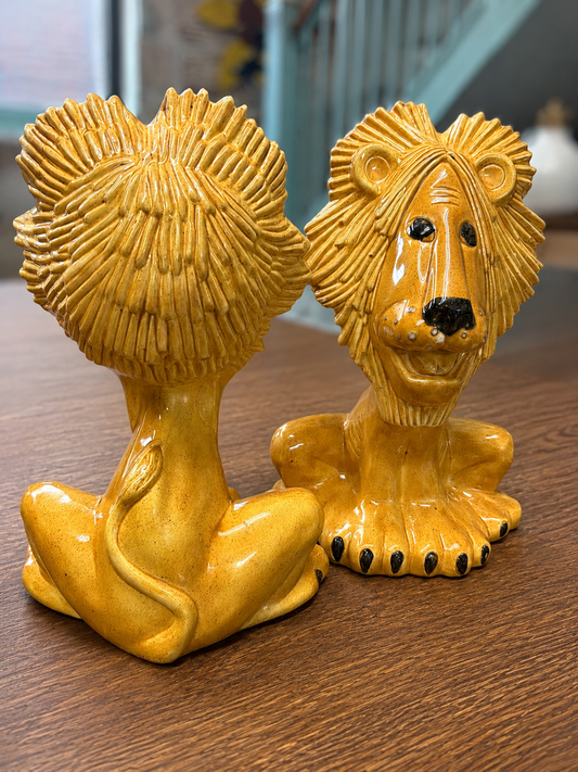 Large Ceramic Lion kids decor
