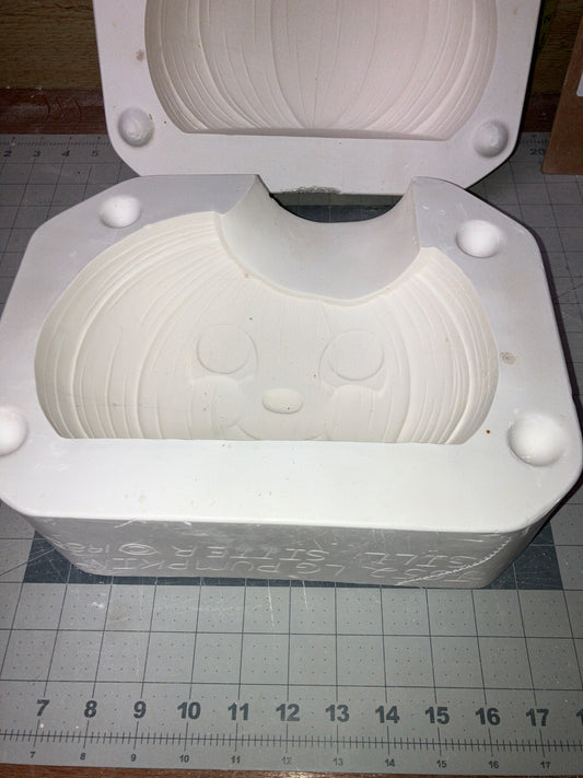 Large Pumpkin Sill Sitter Clay Magic 552 (501) Ceramic Casting Mold