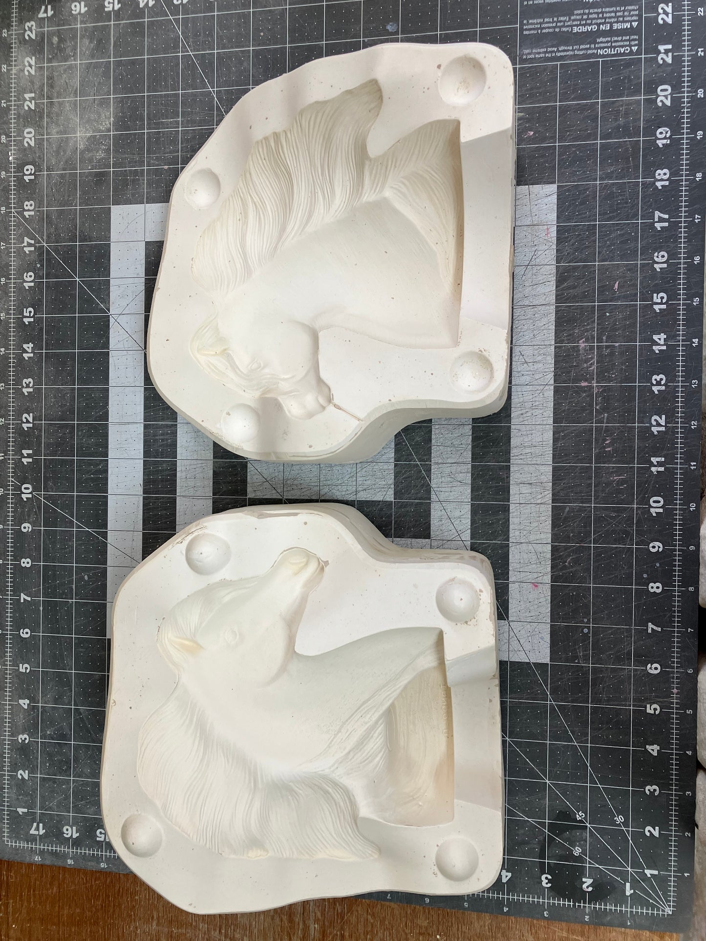 Horse Bust ? Light ? Iandola 907 (607) Ceramic Casting Mold