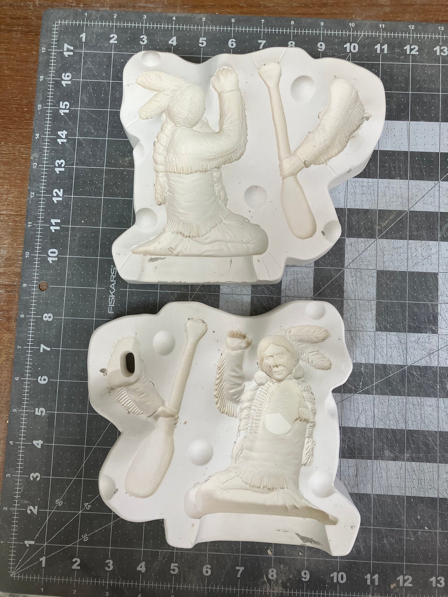 Native American Indian for Canoe Nowells 1705 (618) Ceramic Casting Mold