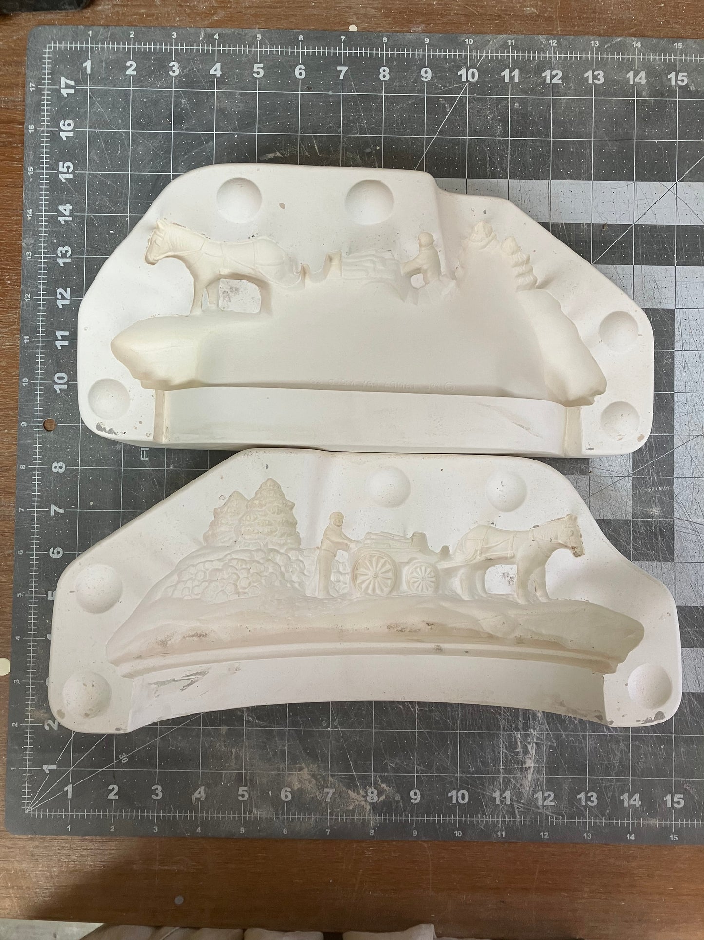 Horse and Cart Tampa Bay 1841 (622) Ceramic Casting Mold