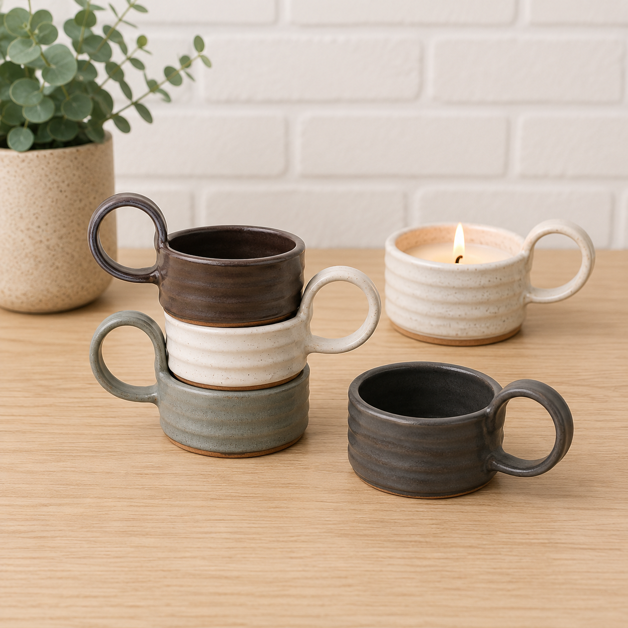 Tealight Candle Cups Pottery Class